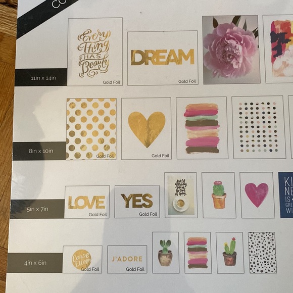 NWT DIY Gallery art frame it and hang it - 14 prints/sheets in various sizes - Picture 7 of 11